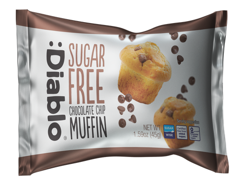 Single Sugar Free Chocolate Chip Muffin