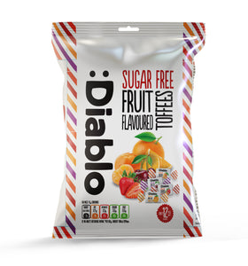 Sugar Free Fruit Flavoured Toffee Sweets
