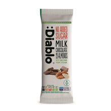 Milk Chocolate with Almonds with Stevia 75g